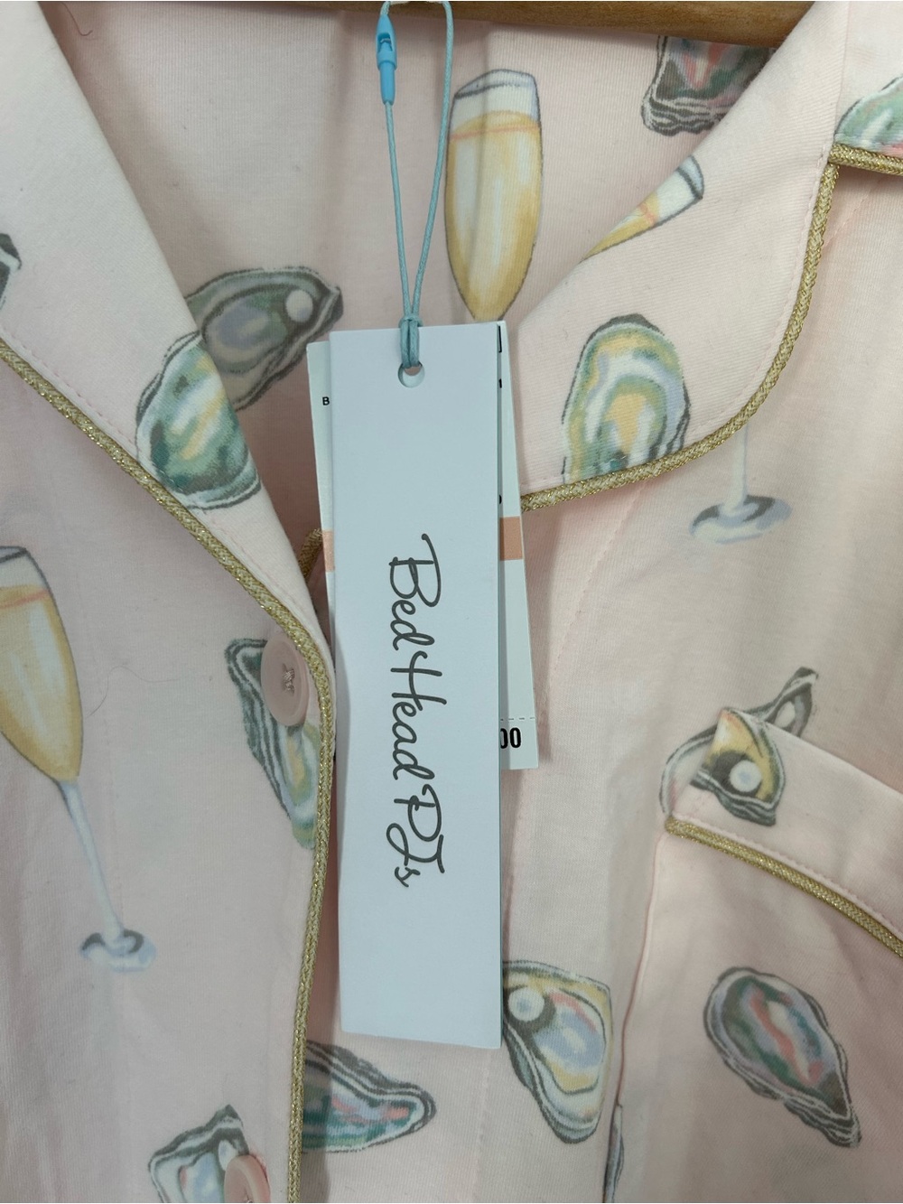 BedHead PJs Oysters & Champagne Pajama Set Pink NWT size 2x - Picture 5 of 16